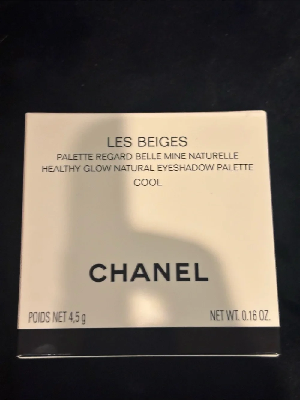 CHANEL Les Beiges Eyeshadow Palette — Cream & Black Packaging